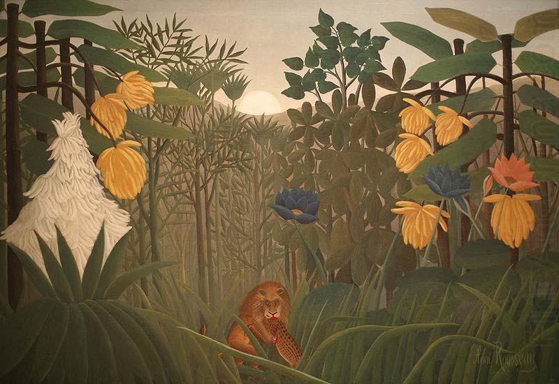 Henri Rousseau The Repast of the Lion china oil painting image